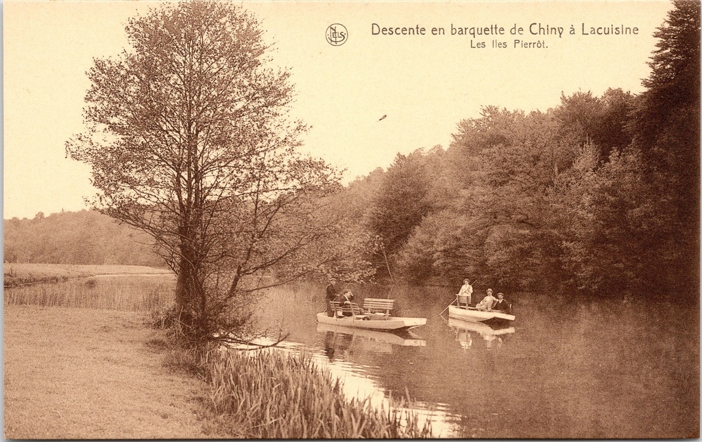 Chiny - "Descente en barquette de Chiny à Lacuisine - Les Iles Pierrôt" - Boottocht op de Semois langs de Pierrôt-eilanden