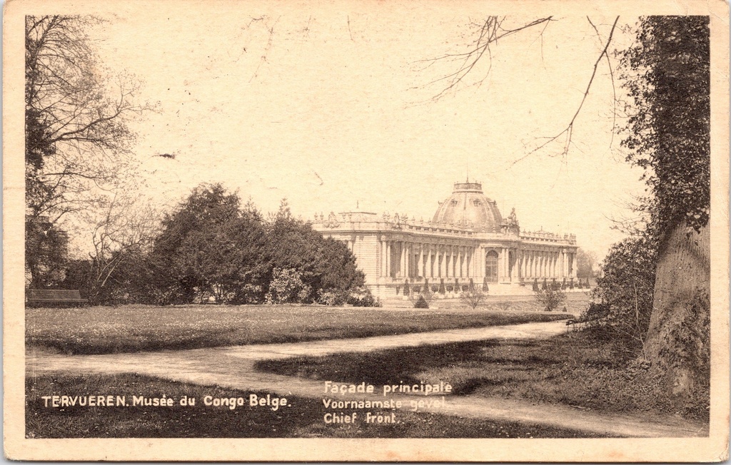 Tervuren - "Musée du Congo Belge" - Hoofdgevel van het Museum van Belgisch Congo