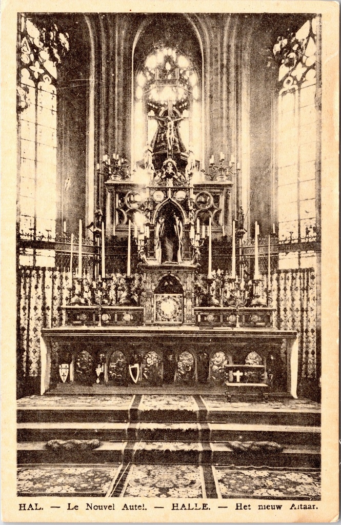 Halle - "Le Nouvel Autel" - Het nieuwe altaar van de Basiliek van Onze-Lieve-Vrouw