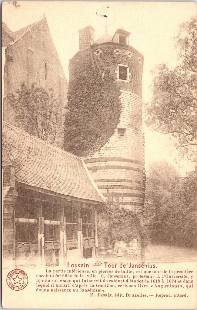 Leuven - "Tour de Jansenius" - Jansenius-toren, middeleeuwse vestingstoren