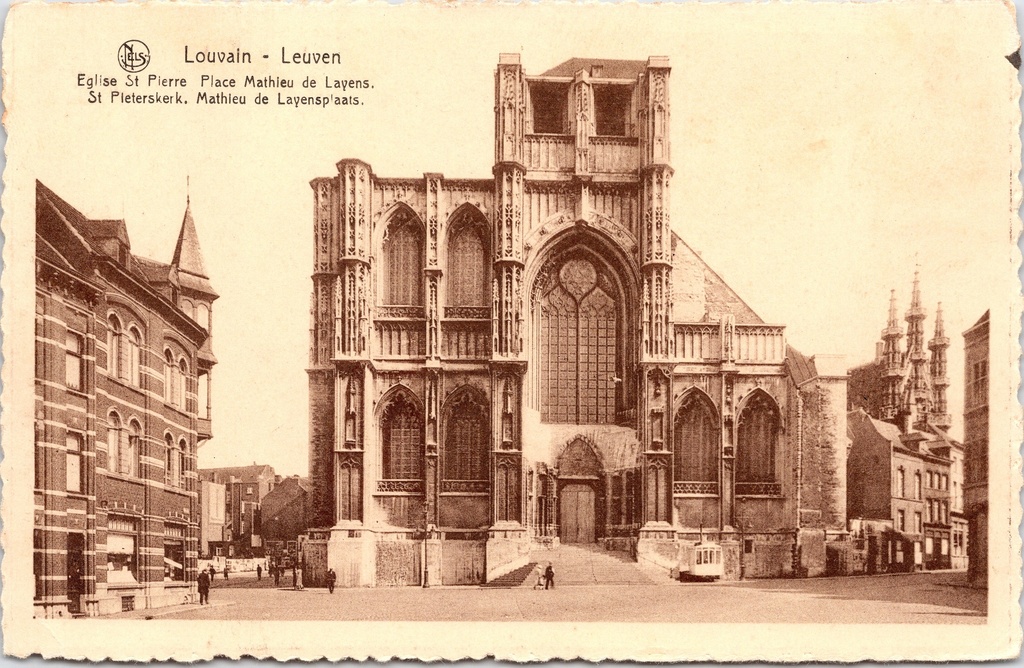Leuven - "Eglise St Pierre Place Mathieu de Layens" - Sint-Pieterskerk op het Mathieu de Layensplein