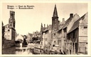 Brugge - "Quai du Rosaire" - Rozenhoedkaai met zicht op het Belfort