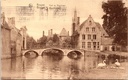 Brugge - "Pont du Béguinage / Begijnhofbrug" - Brug aan het Begijnhof met kanaal en zwanen