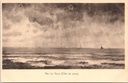 Noordzee - "Mer du Nord (Effet de pluie)" - Noordzee met regeneffect, stormachtige zee