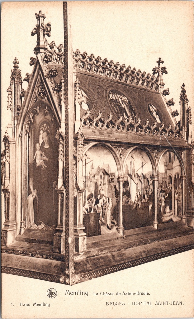 Brugge - "La Châsse de Sainte-Ursule" - Schrijn van de Heilige Ursula door Hans Memling