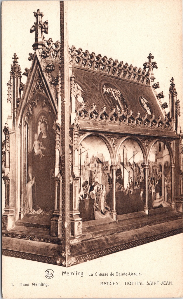 Brugge - "La Châsse de Sainte-Ursule" - Schrijn van de Heilige Ursula door Hans Memling