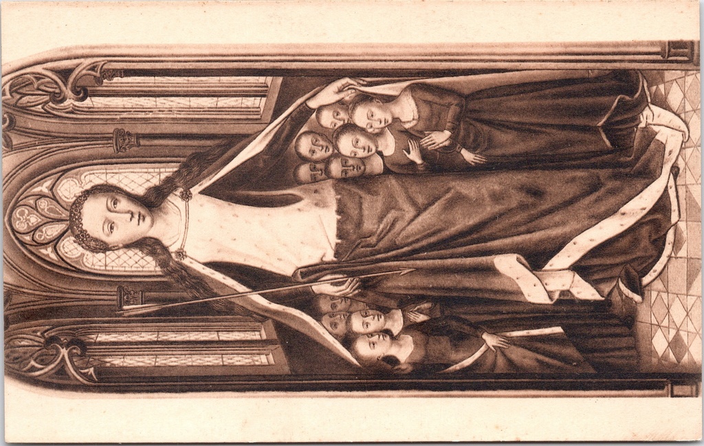 Brugge - "La Châsse de Ste Ursule - Ste Ursule protégeant les vierges" - Hans Memling, Schrijn van de Heilige Ursula