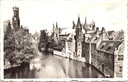 Brugge - "Rozenhoedkaai" - Zicht op de Rozenhoedkaai met kanaal en Belfort