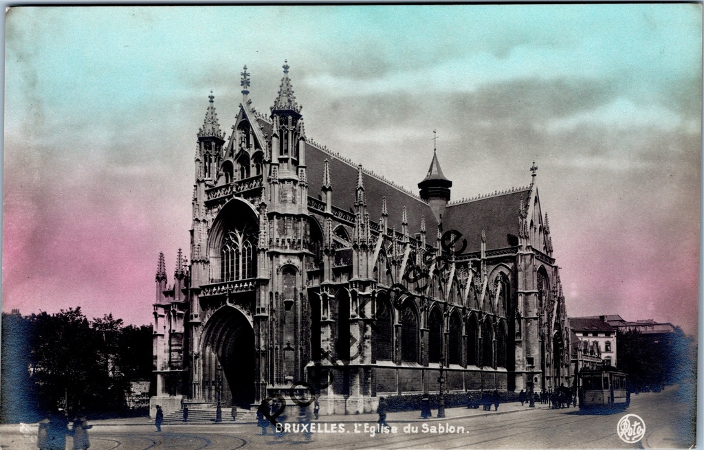 [Brussel0366] Brussel - "L'Eglise du Sablon" - Zavelkerk gotische kerk
