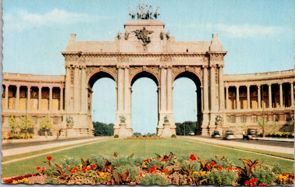 [img20251216_20075401] Brussel - "L'Arcade du Palais du Cinquantenaire" - Triomfboog van het Jubelpark