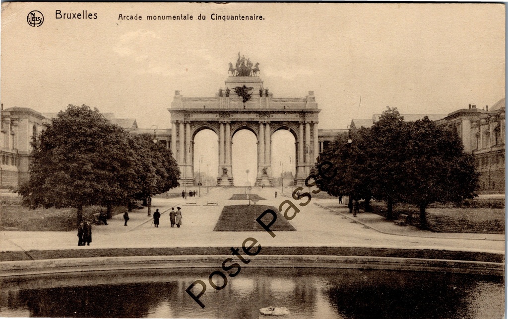 [Brussel0654] Brussel - "Arcade monumentale du Cinquantenaire" - Jubelpark triomfboog