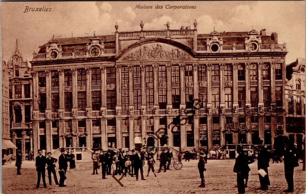 Brussel - "Maison des Corporations" - Broodhuis op de Grote Markt