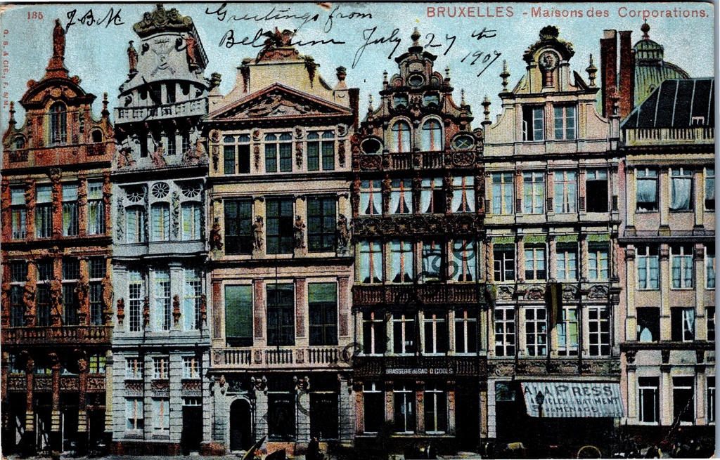 [Brussel0590] Brussel - "Maisons des Corporations" - Gildehuizen op de Grote Markt