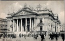 Brussel - "La Bourse" - Beursgebouw met druk plein