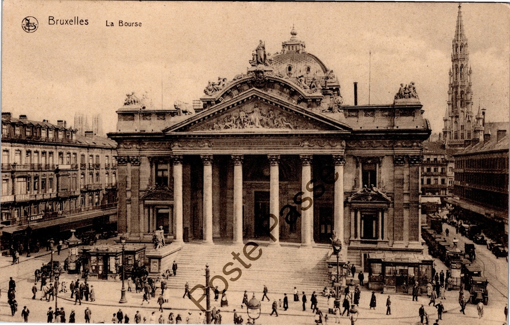 Brussel - "La Bourse" - De Beurs van Brussel