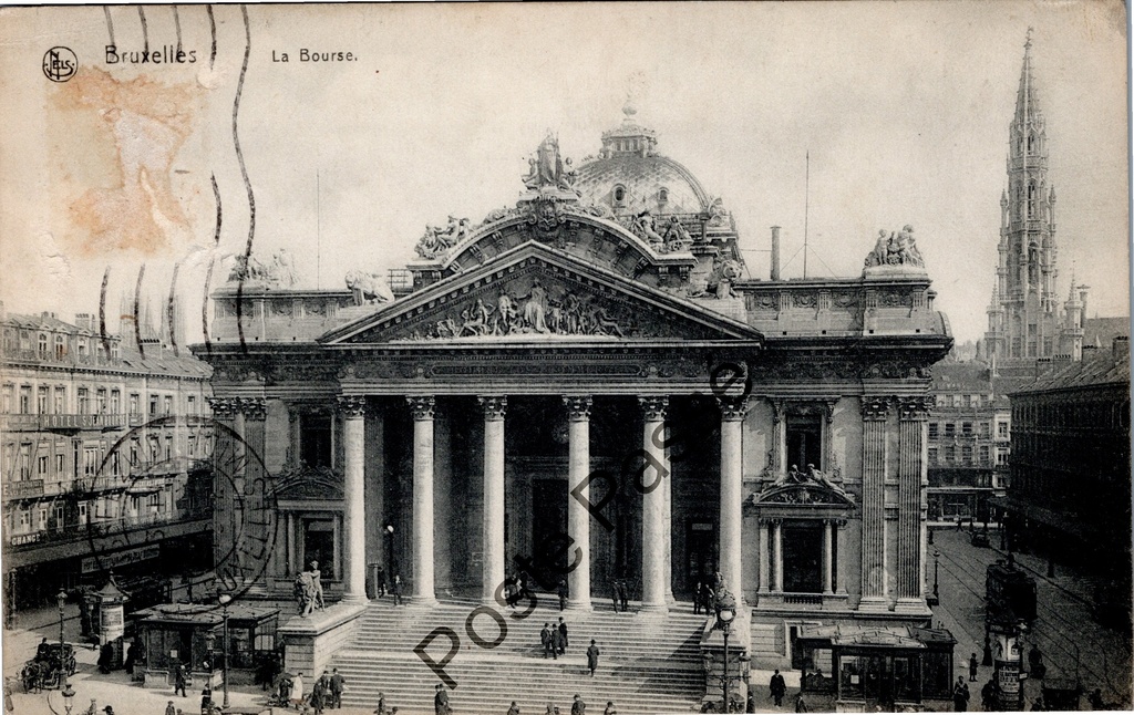 Brussel - "La Bourse" - De Beurs van Brussel