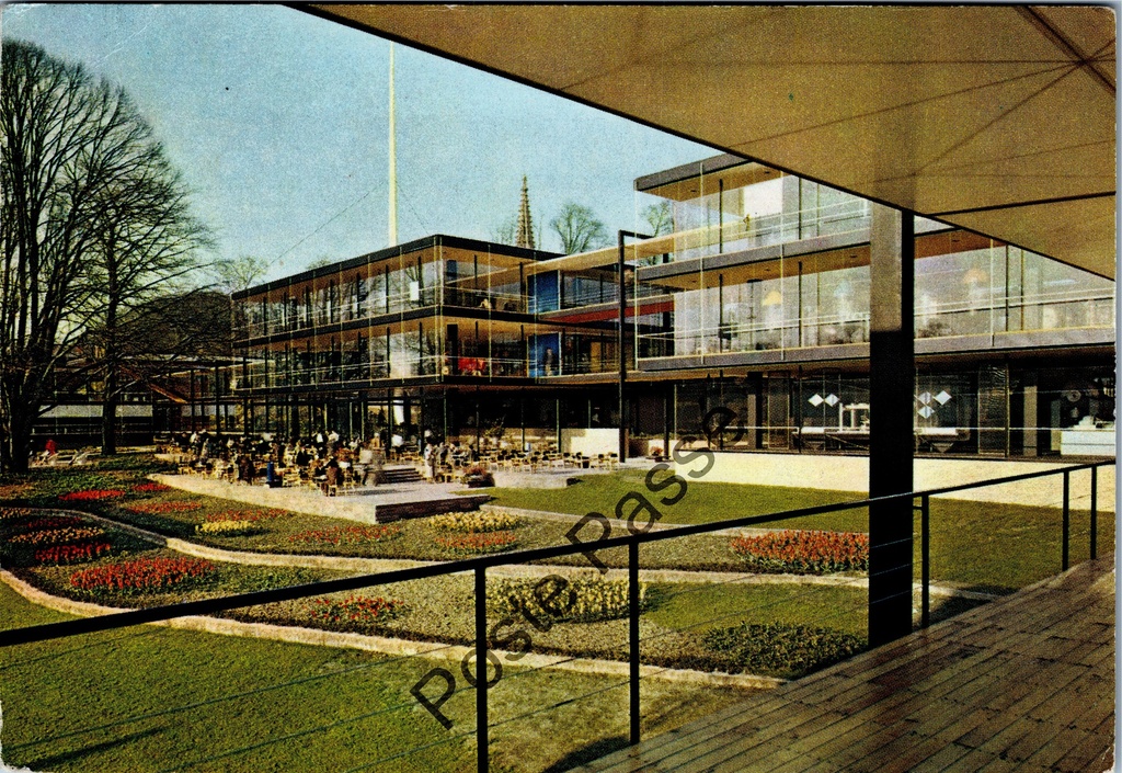 Brussel - "Le Pavillon de l'Allemagne" - Duits paviljoen Wereldtentoonstelling 1958