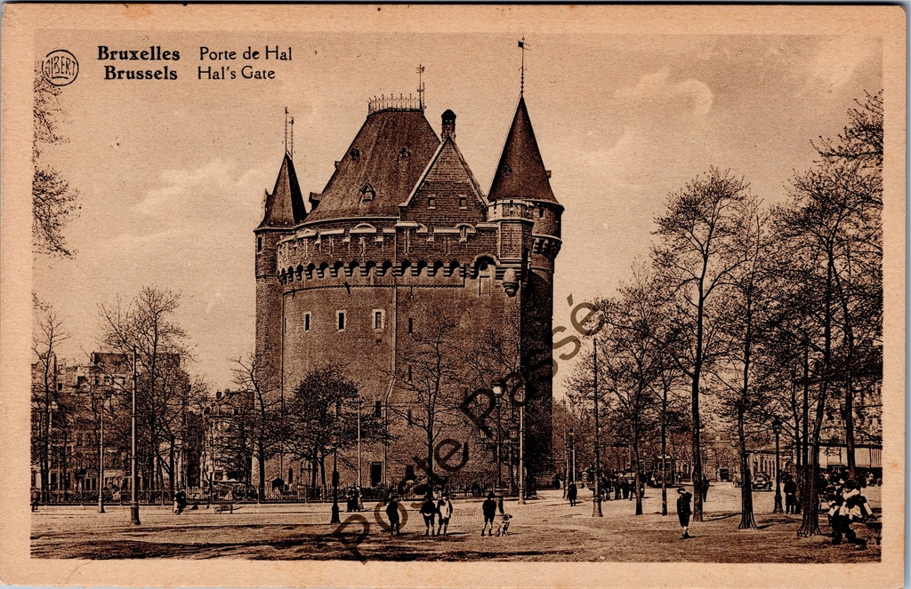[Brussel0642] Brussel - "Porte de Hal" - Hallepoort middeleeuws stadspoort en museum