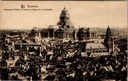 Brussel - "Panorama (Palais de Justice et Eglise de la Chapelle)" - Panorama met Justitiepaleis en Kapellekerk