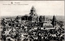 Brussel - "Panorama (Palais de Justice et Eglise de la Chapelle)" - Panoramisch zicht op Justitiepaleis en Kapellekerk