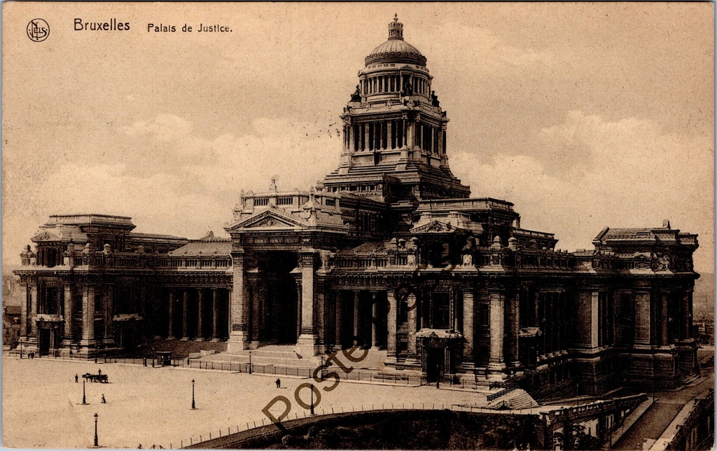 [Brussel0540] Brussel - "Palais de Justice" - Justitiepaleis met karakteristieke koepel