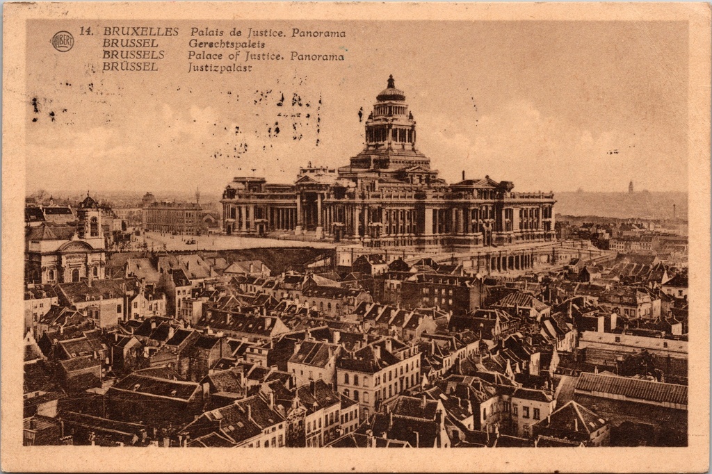 [img20251216_20063642] Brussel - "Palais de Justice. Panorama" - Justitiepaleis panoramisch zicht