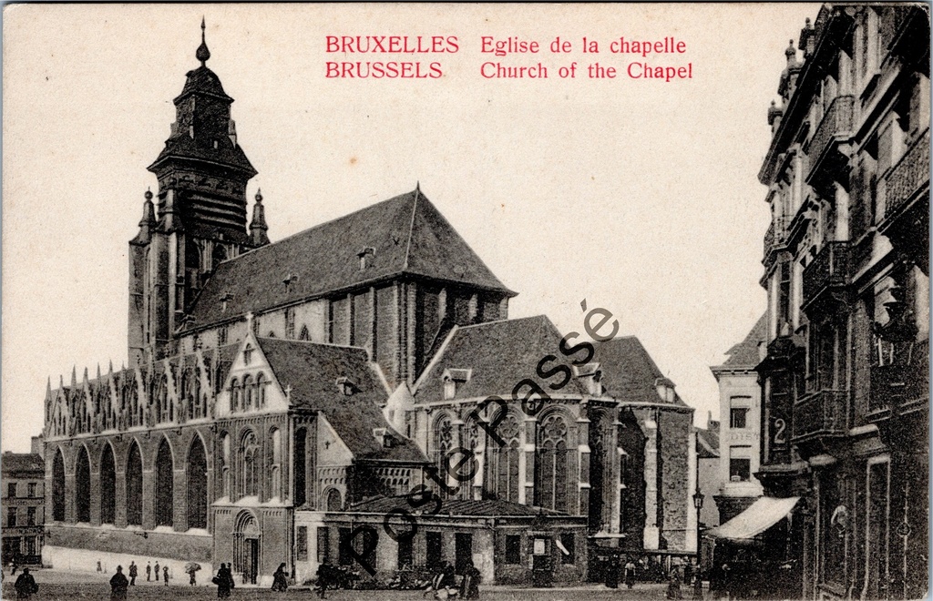 [Brussel0452] Brussel - "Eglise de la chapelle" - Kapellekerk