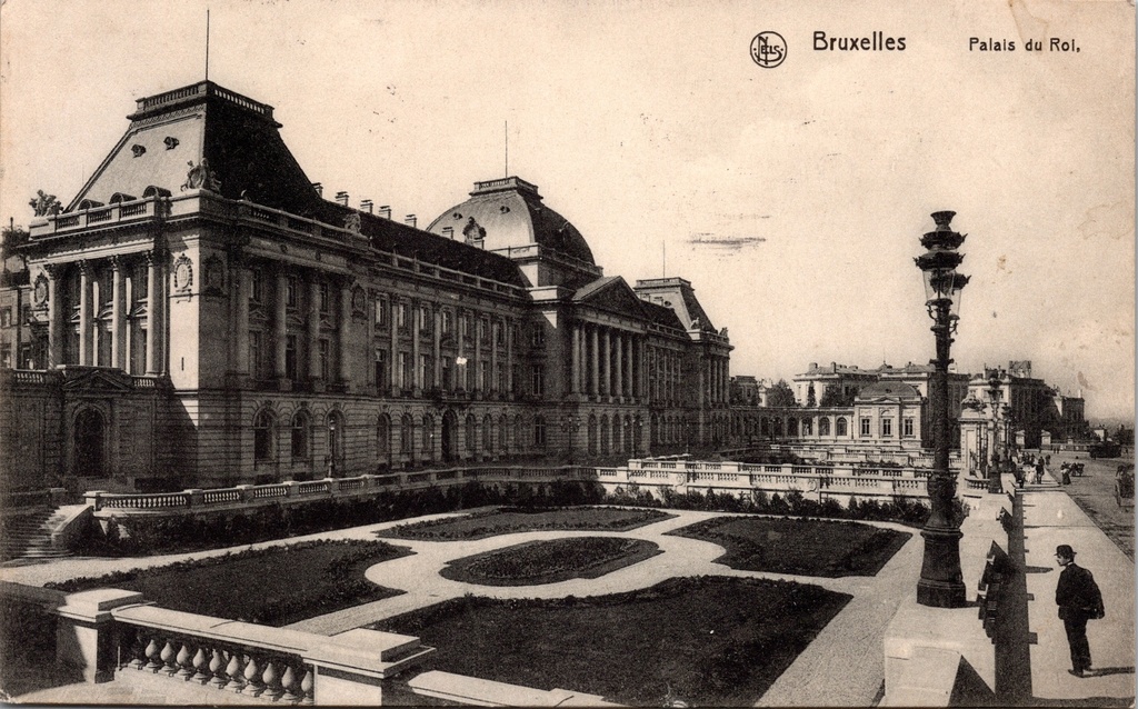 Brussel - "Palais du Roi" - Koninklijk Paleis met tuinen