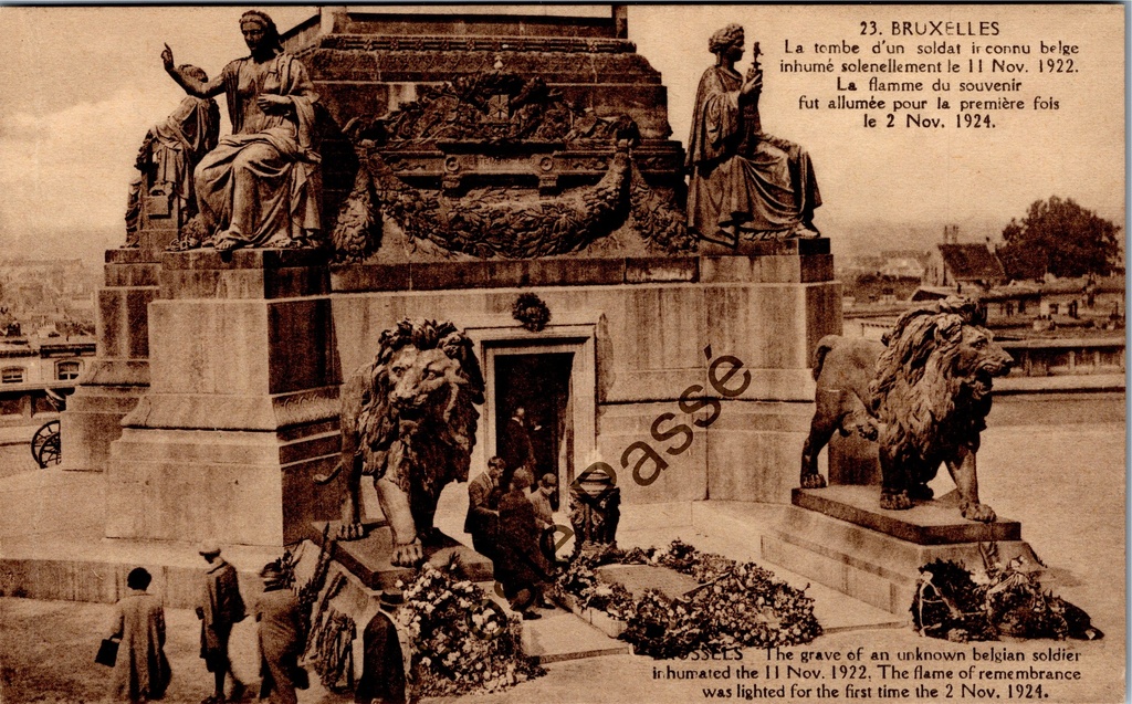 [Brussel0440] Brussel - "La tombe d'un soldat inconnu belge" - Graf van de Onbekende Soldaat