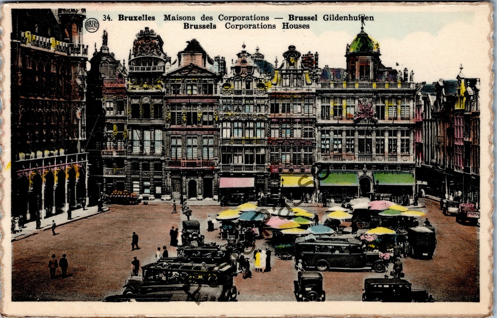 [Brussel0484] Brussel - "Maisons des Corporations" - Gildenhuizen op de Grote Markt